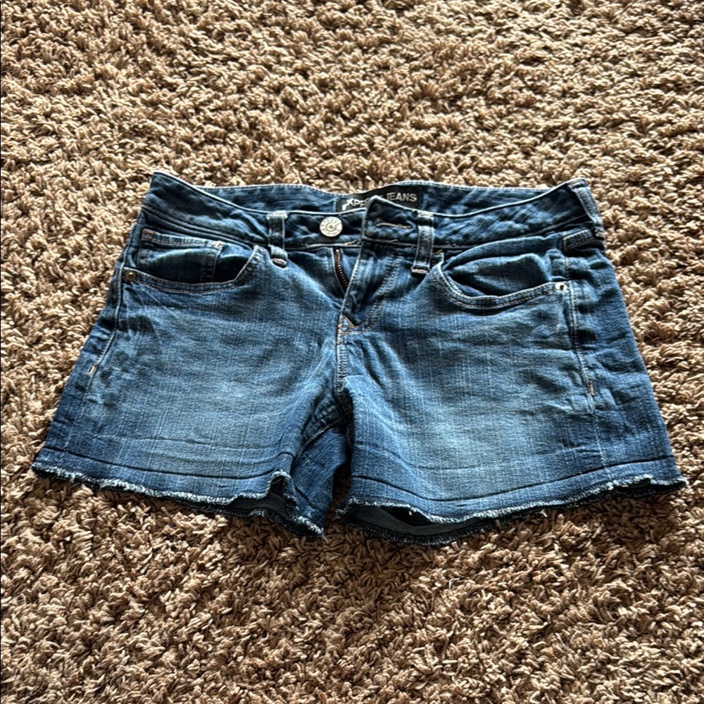 Women's Blue Denim Shorts
